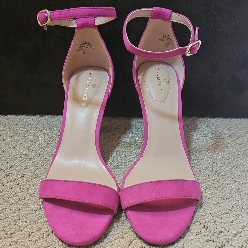 Bandolino Pink High-Heeled Sandals